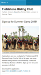 Mobile Screenshot of fieldstoneridingclub.com